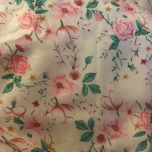 BOHEMIAN STYLE FLORAL PRINT SLIT SIZE MIDI DRESS - Picture 7 of 14